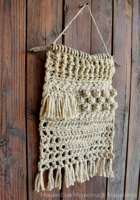 Textured Wall Hanging Crochet Pattern