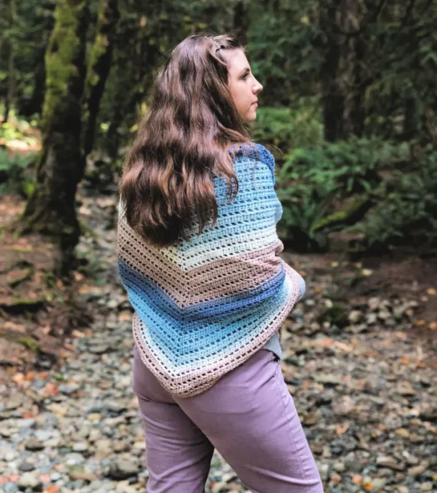 Crochet Beginner Fade Shawl Pattern