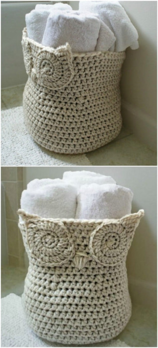 Crochet Laundry basket
