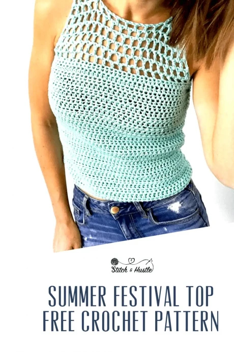 Catalina Crochet Tank Top