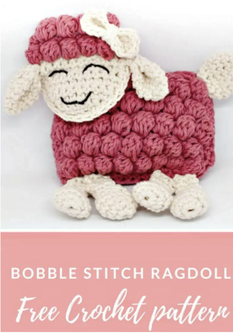Crochet Ragdoll Using Bobble Stitch Pattern: