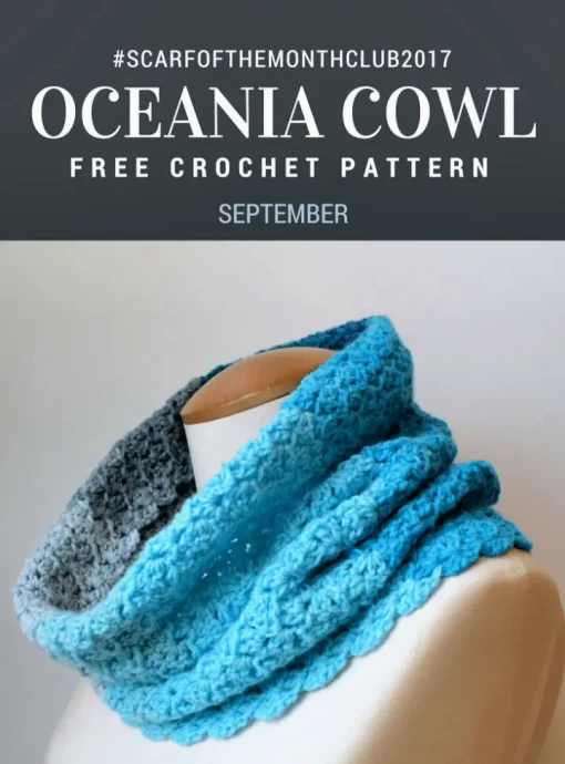 Crochet Oceania Cowl Pattern