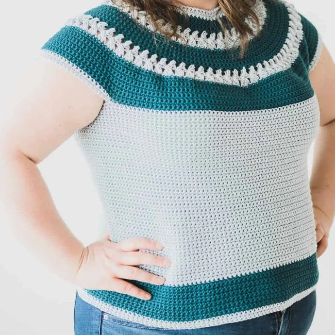 Create a Gorgeous Top-Down Crochet Shirt with a Braided Design - Easy to Follow Guide Create a Gorgeous Top-Down Crochet Shirt with a Braided Design - Easy to Follow Guide