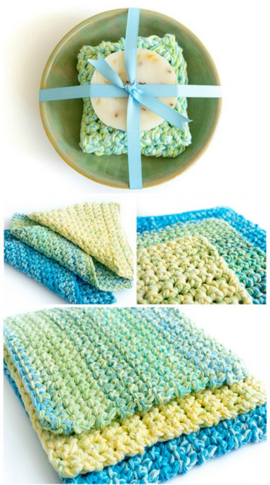 Easy Crochet Washcloth Project for Beginners – Perfect for Practicing Your Skills