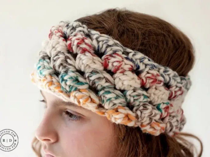 Puff Crochet Headband Pattern