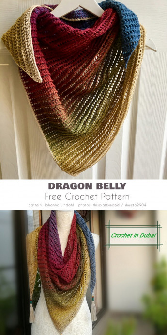 Dragon belly shawl