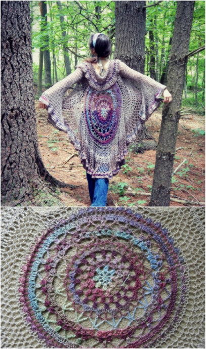 Unique Knitted Cardigan Pattern for Boho Style Lovers - Easy and Quick to Make Unique Knitted Cardigan Pattern for Boho Style Lovers - Easy and Quick to Make