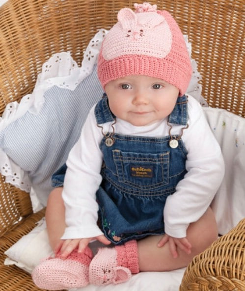 Create Adorable Bunny Booties and Hat Combo for Easter or Everyday Fun Create Adorable Bunny Booties and Hat Combo for Easter or Everyday Fun
