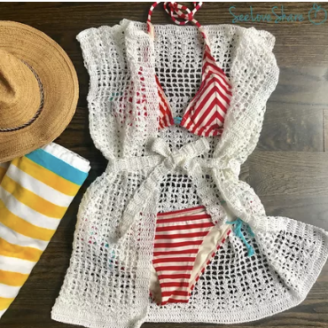 Crochet Swimsuit Cover-Up