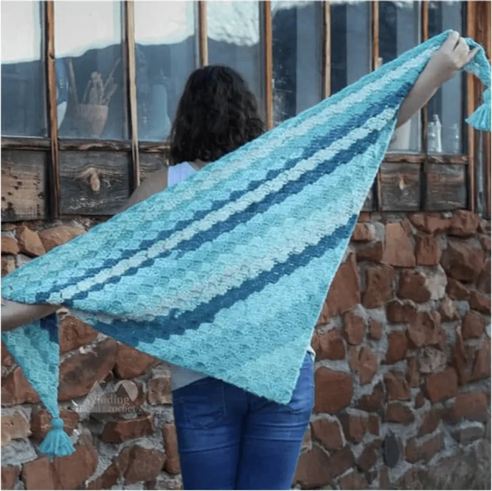 C2C Winter Shawl