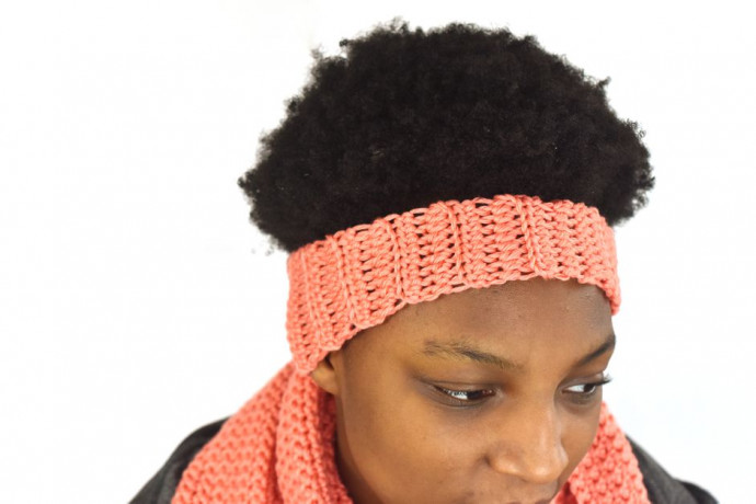 Deceptively easy headband pattern