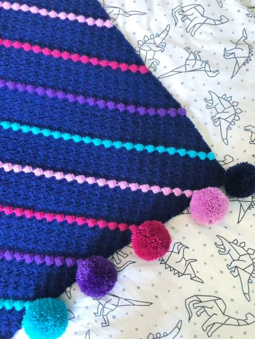 C2C Crochet Bobble Blanket Pattern