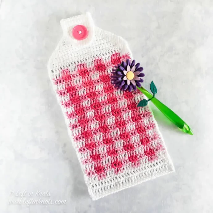 Crochet Cotton Yarn Hand Towel