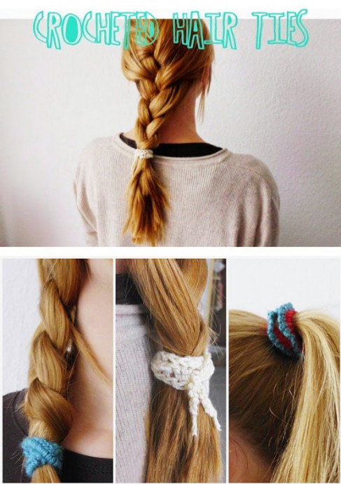 Create Stylish Crocheted Hair Ties in 15 Minutes - A Quick and Easy DIY Guide Create Stylish Crocheted Hair Ties in 15 Minutes - A Quick and Easy DIY Guide