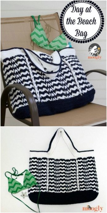 Create Your Own Nautical "Day At The Beach Bag" With Easy Instructions Create Your Own Nautical "Day At The Beach Bag" With Easy Instructions