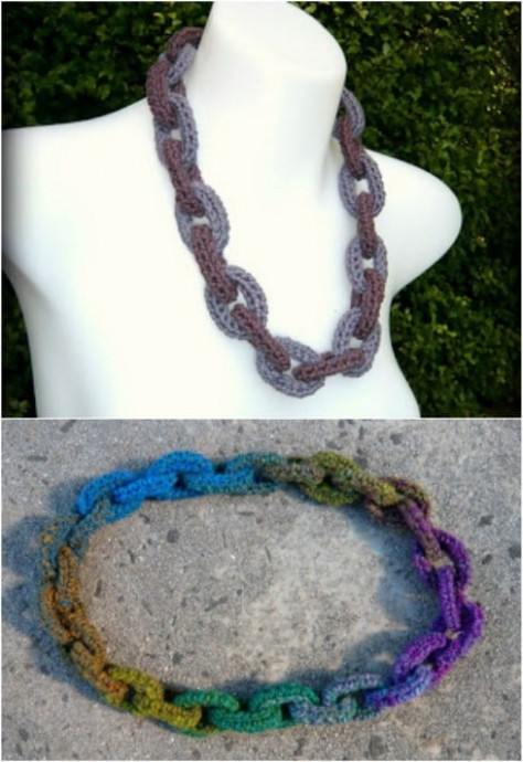 Create a Beautiful Crocheted Chain Necklace: Perfect Gift for Jewelry Lovers Create a Beautiful Crocheted Chain Necklace: Perfect Gift for Jewelry Lovers