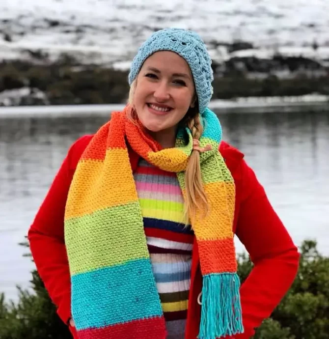 Create a Beautiful and Textured Scarf with This Simple Crochet Pattern Create a Beautiful and Textured Scarf with This Simple Crochet Pattern