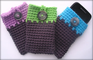 Crochet phone sleeve