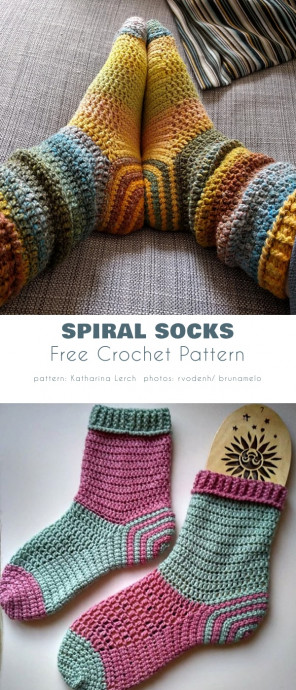 Spiral socks