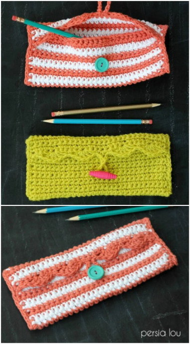 Crochet Pencil case