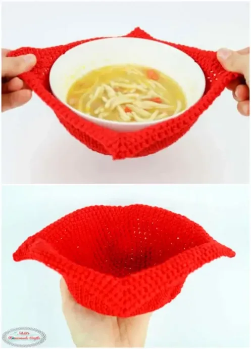 Keep Your Bowls Warm This Winter with Easy-to-Make Crochet Yarn Cozies