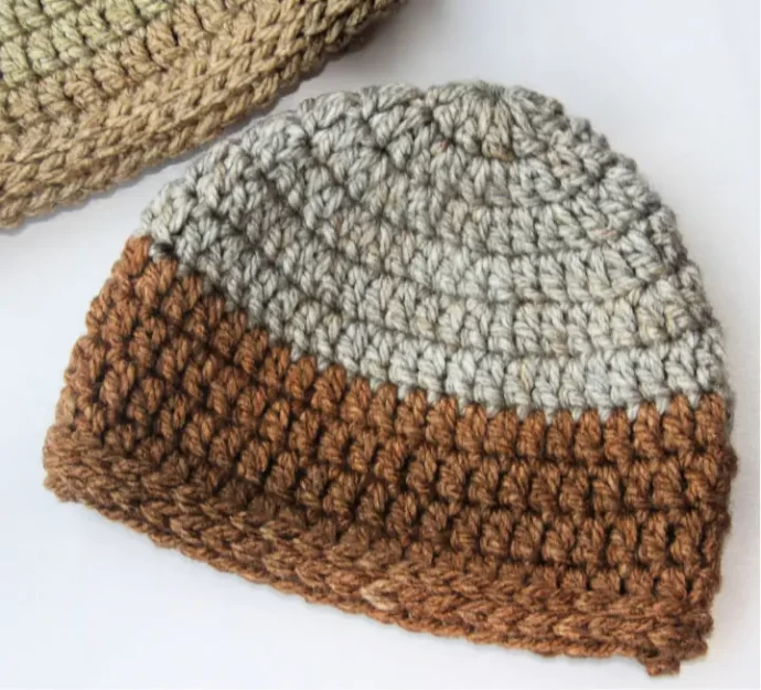 Chunky Crochet Caron Beanie