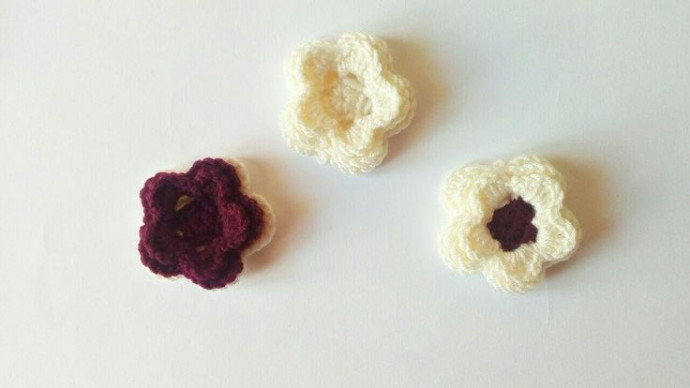Crochet 3 Layer Flower