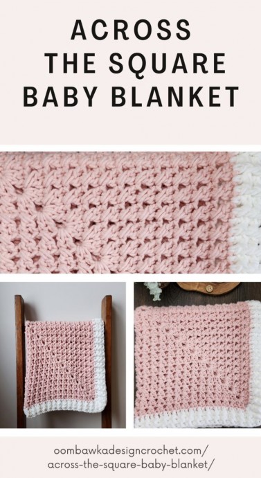 Free Crochet Pattern: Across the Square Baby Blanket