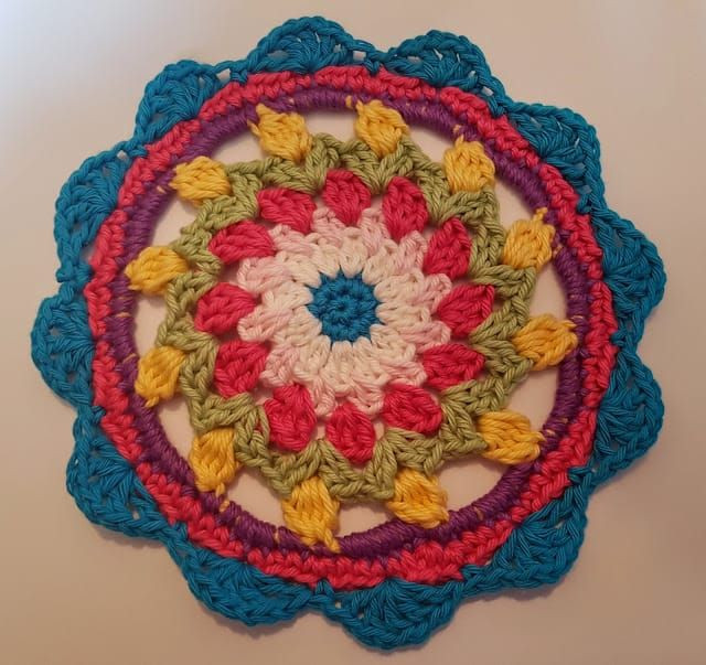 Enhance Your Home Decor with the Crochet Happy Flowers Mandala Doily - A Comprehensive Guide