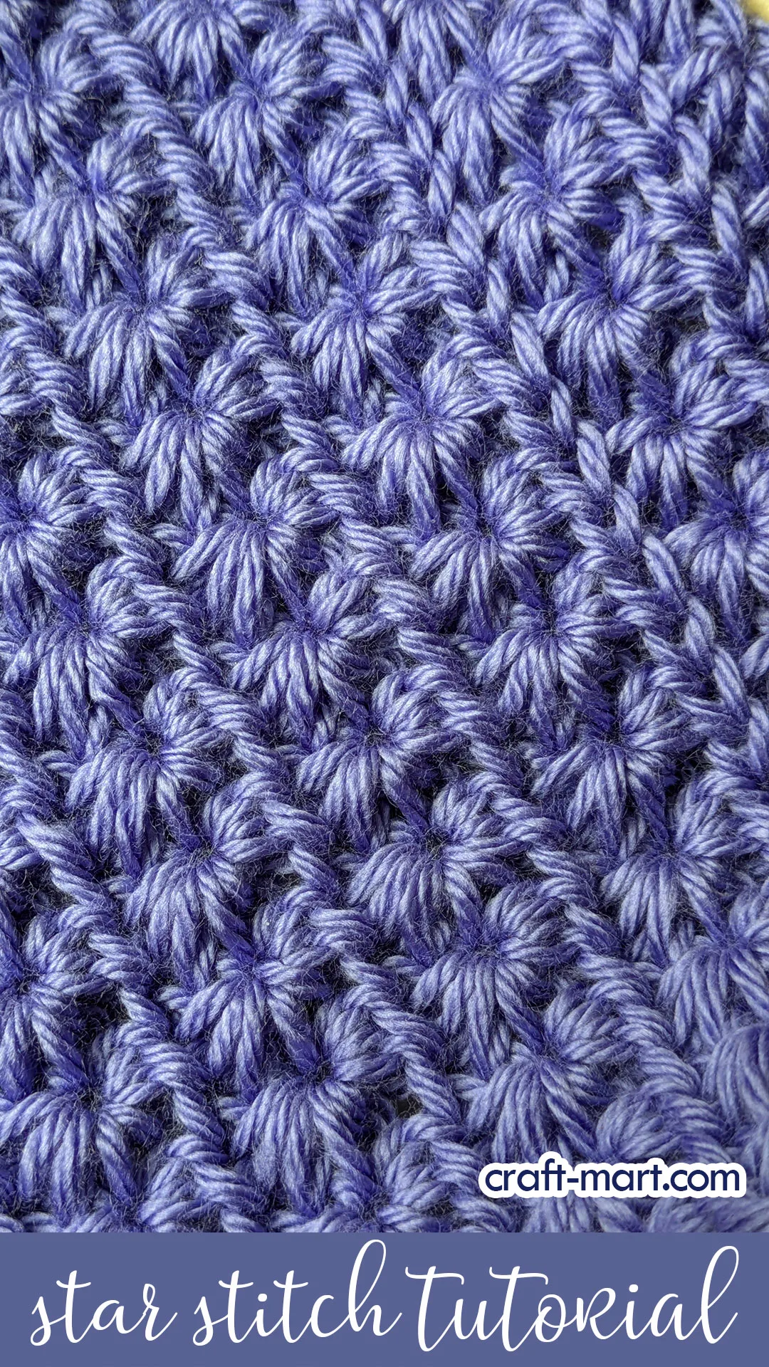 Create a Beautiful Crochet Baby Blanket with Simple Star Stitch Pattern