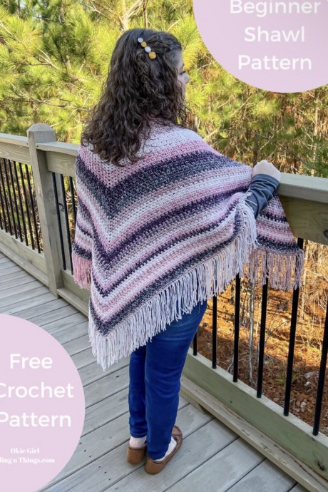 Easy Crochet Shawl