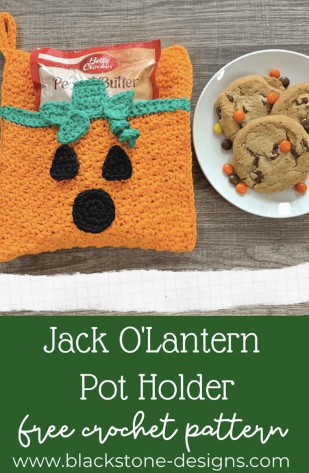 Crochet a Pumpkin Potholder
