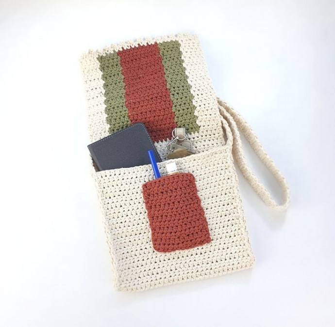 Lovely Crochet Crossbody Bag