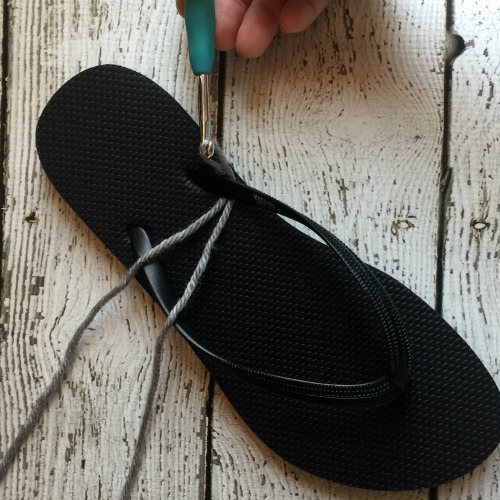 Create Stylish Crochet Sandals with Rubber Flip-Flops for Summer Comfort