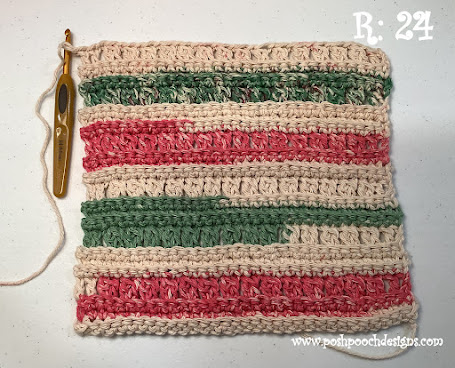 Crochet Holiday Gift Washcloth