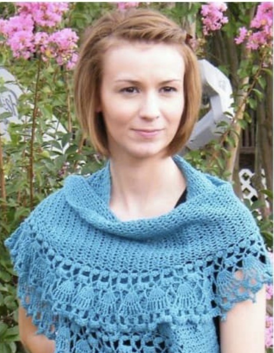 Paper Dolls Shawlette Crochet Pattern