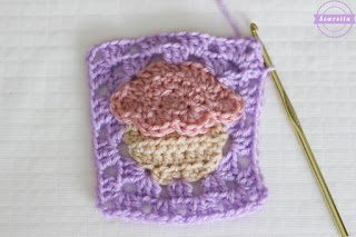 Crochet Cupcake Granny Square Pattern - Create Your Delightful Crochet Treat