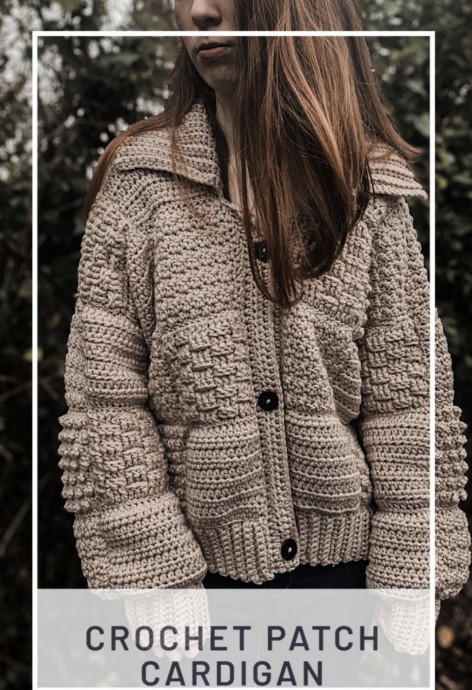 Create Your Own Cozy Patchwork Winter Cardigan with This Crocheting Guide Create Your Own Cozy Patchwork Winter Cardigan with This Crocheting Guide