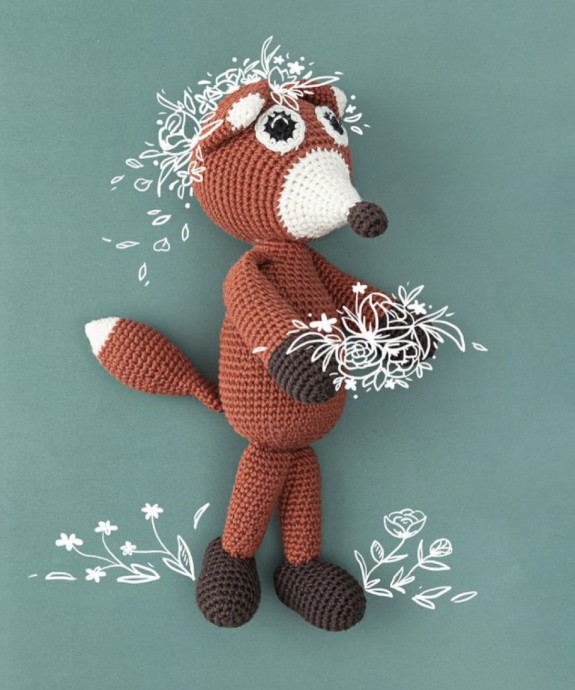 Free Crochet Pattern: Fixi the Fox Toy