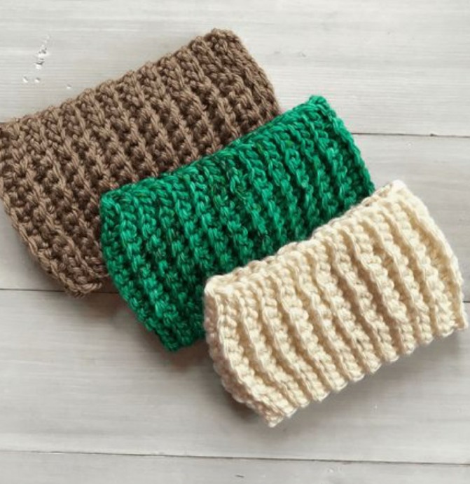 Crochet Textured Ear Warmer