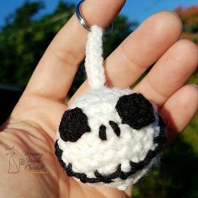 Create Your Own Crochet Jack Skellington Keychain or Zipper Pull for a Unique Accessory Create Your Own Crochet Jack Skellington Keychain or Zipper Pull for a Unique Accessory