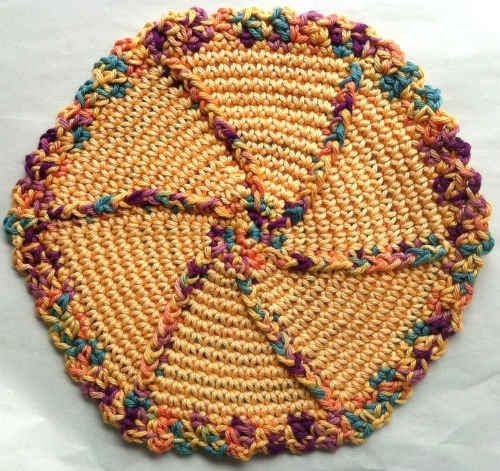 Create Your Own Stylish Crochet Spiral Dishcloth with Step-by-Step Instructions