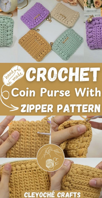 Create Your Own Stylish Crochet Coin Purse With Zipper - Step-by-Step Guide
