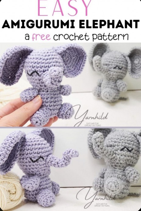 Beautiful Crochet Elephant