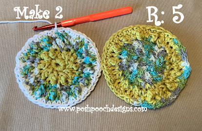 Crochet Flower Double Sided Scrubby: A Charming Eco-Friendly Kitchen Companion