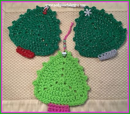 Create Festive Crochet Decorations: Christmas Tree Coaster and Ornament Pattern Create Festive Crochet Decorations: Christmas Tree Coaster and Ornament Pattern