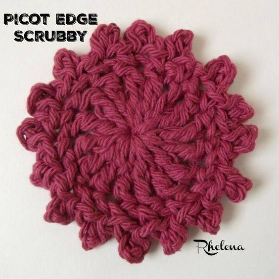 Create a Beautiful Crochet Picot Edge Scrubby: A Beginner's Guide to Practical Crafting Create a Beautiful Crochet Picot Edge Scrubby: A Beginner's Guide to Practical Crafting