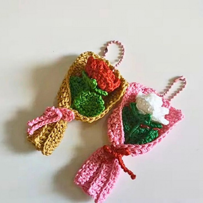 Crochet Flower Bouquets