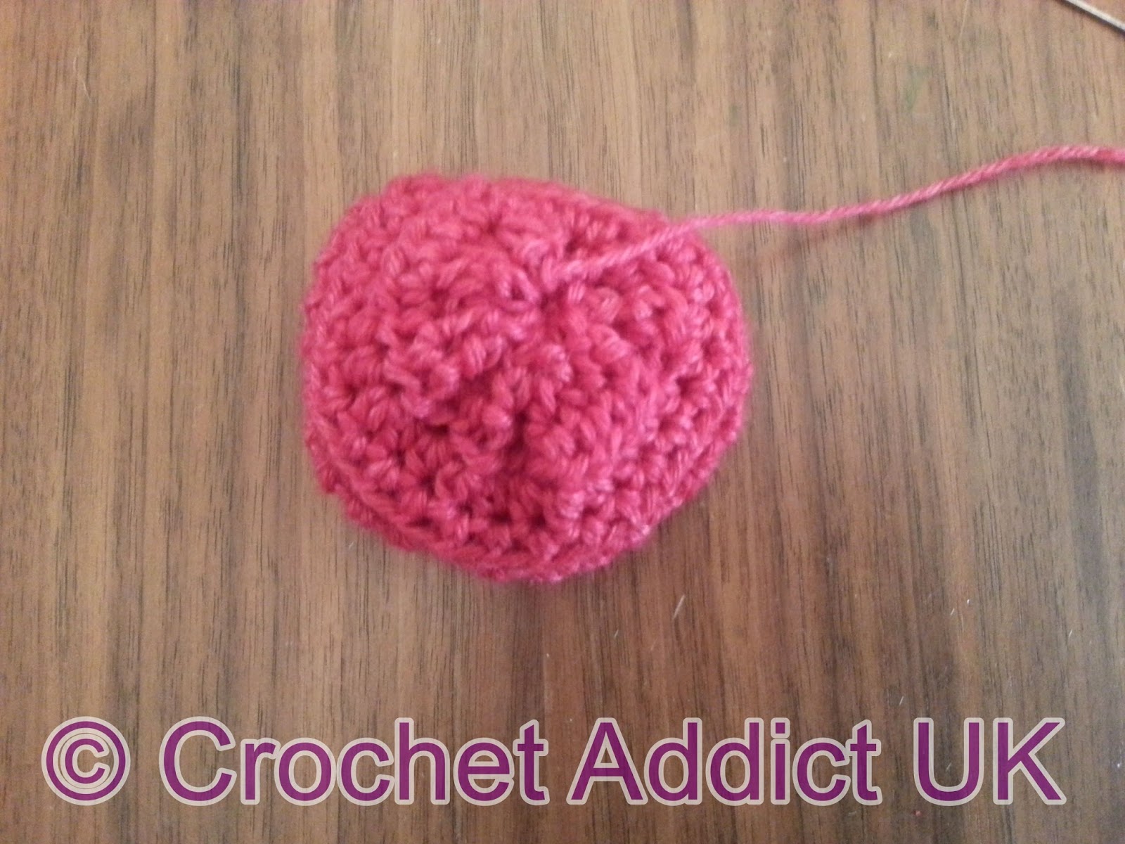 Crochet Ruffled Rose