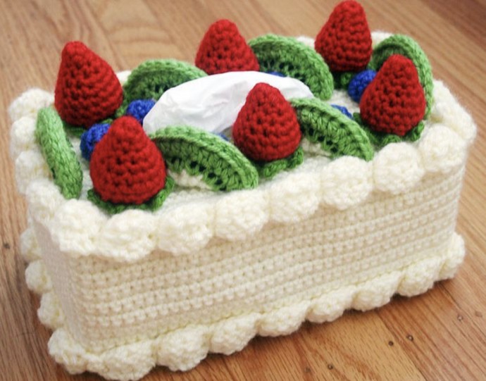 Cake Tissue Box Cozy